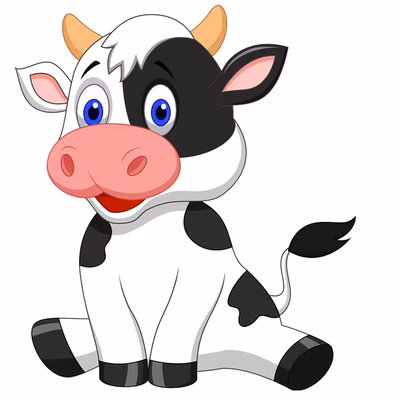 استند رومیزی تولد طرح گاو کد 01