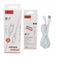 کابل فست شارژ  MicroUSB برند Ako مدل  AC-7  طول 1 متر