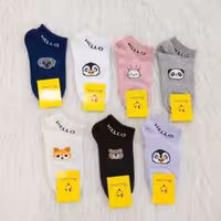 جوراب مچی طرح hello