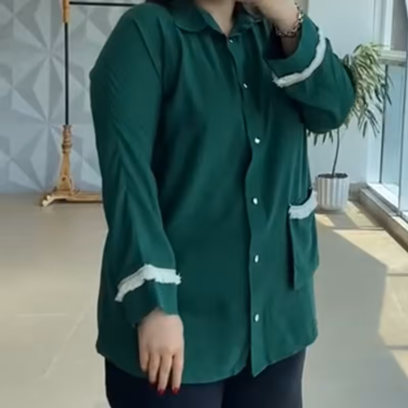 مانتو خنک طرح دار