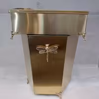 ست سطل و جا دستمال  شش ضلعی مات -  بالای 600 خرید ارسال رایگان