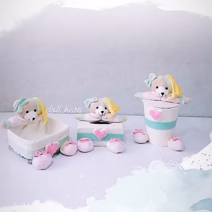 ست سطل و جادستمال و لوسیون نانان 