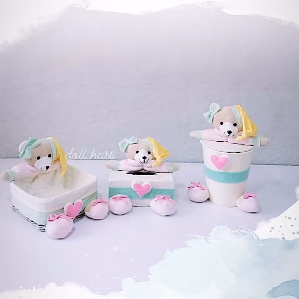 ست سطل و جادستمال و لوسیون نانان 