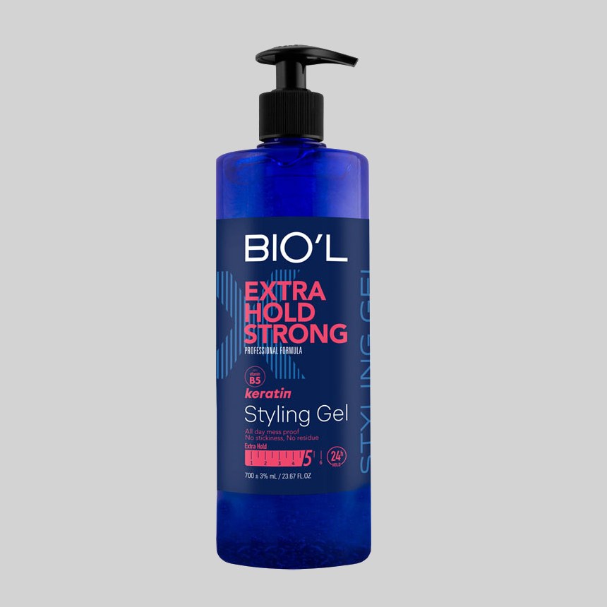 ژل حالت دهنده مو بیول مدل Extra Hold Strong حجم 700 میلی لیتر