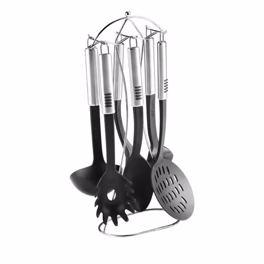 ست کفگیر ملاقه دسته استیل Winex