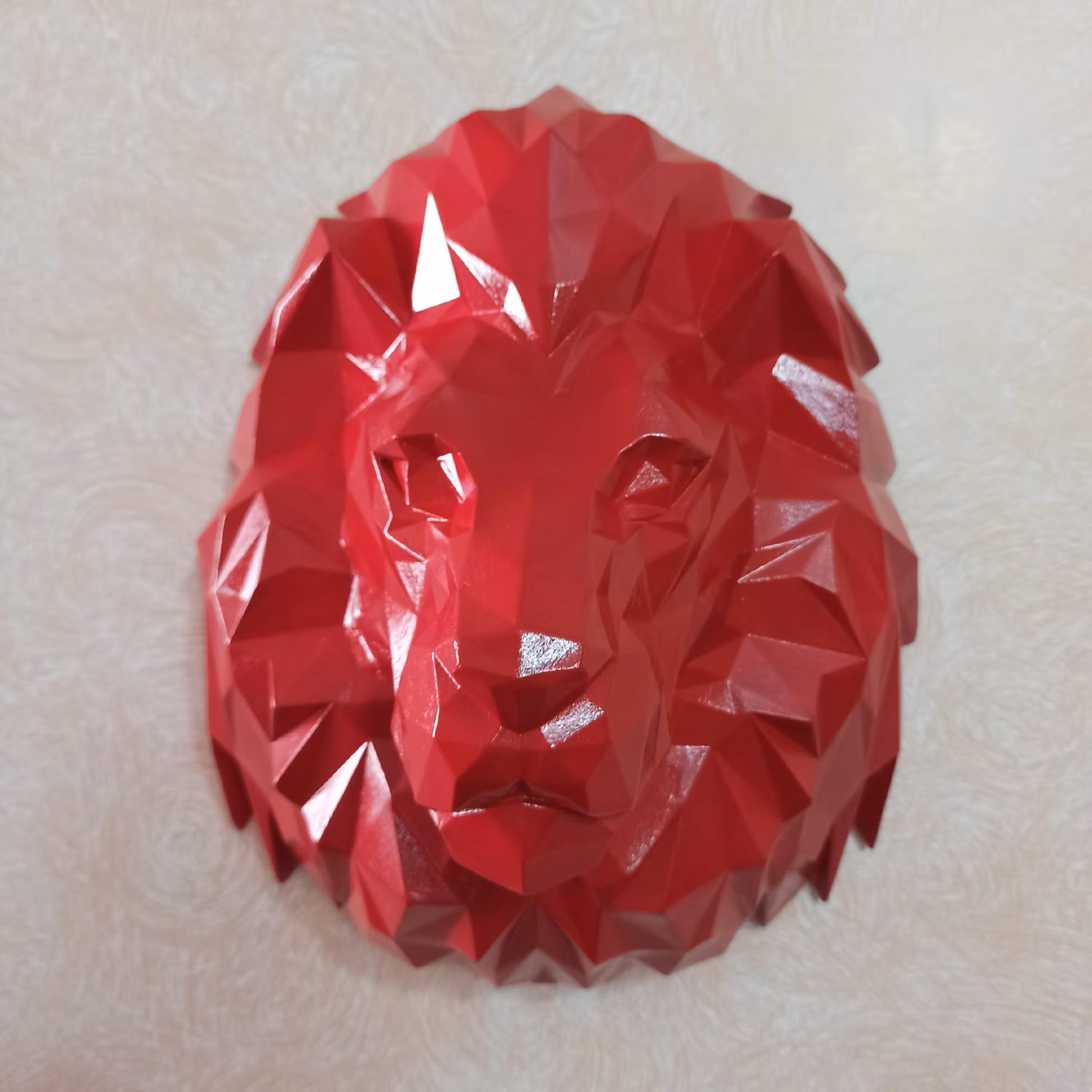 مجسمه دکوری پتینه هدیه تزیینی هنری کادو سردیس شیر دیوارکوب