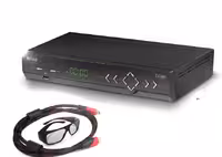 گیرنده دیجیتال تلویزیون مارشال مدل ام ای 896 همراه با دو عدد عینک 3D