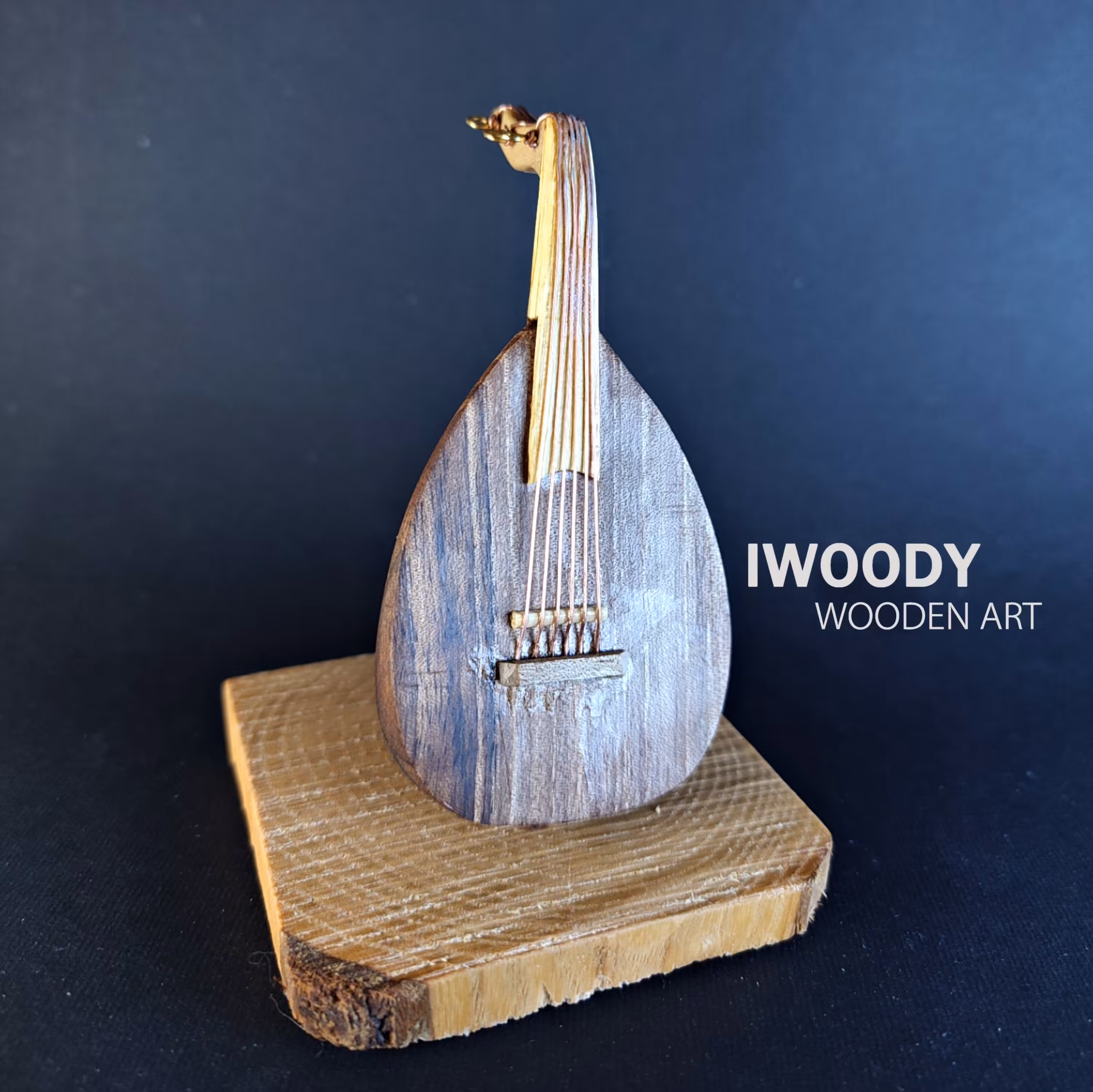 مجسمه دکوری طرح ساز عود