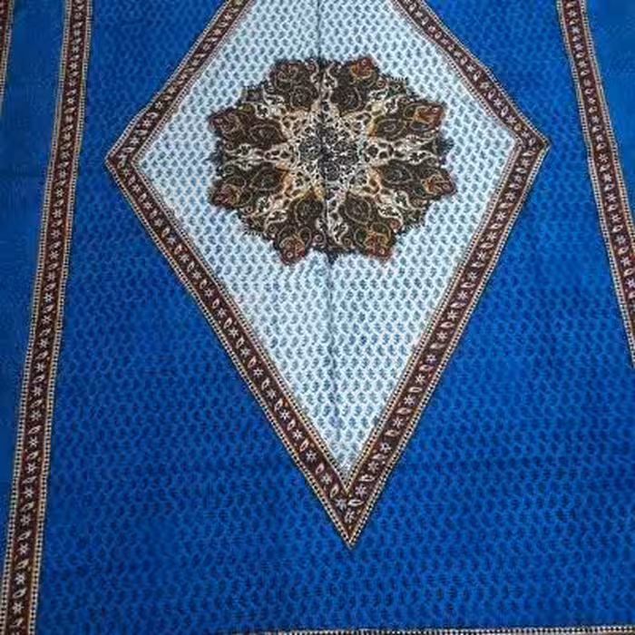 رومیزی قلمکار اصفهان درجه یک طرح صادراتی  صد در صد پنبه رنگ ثابت