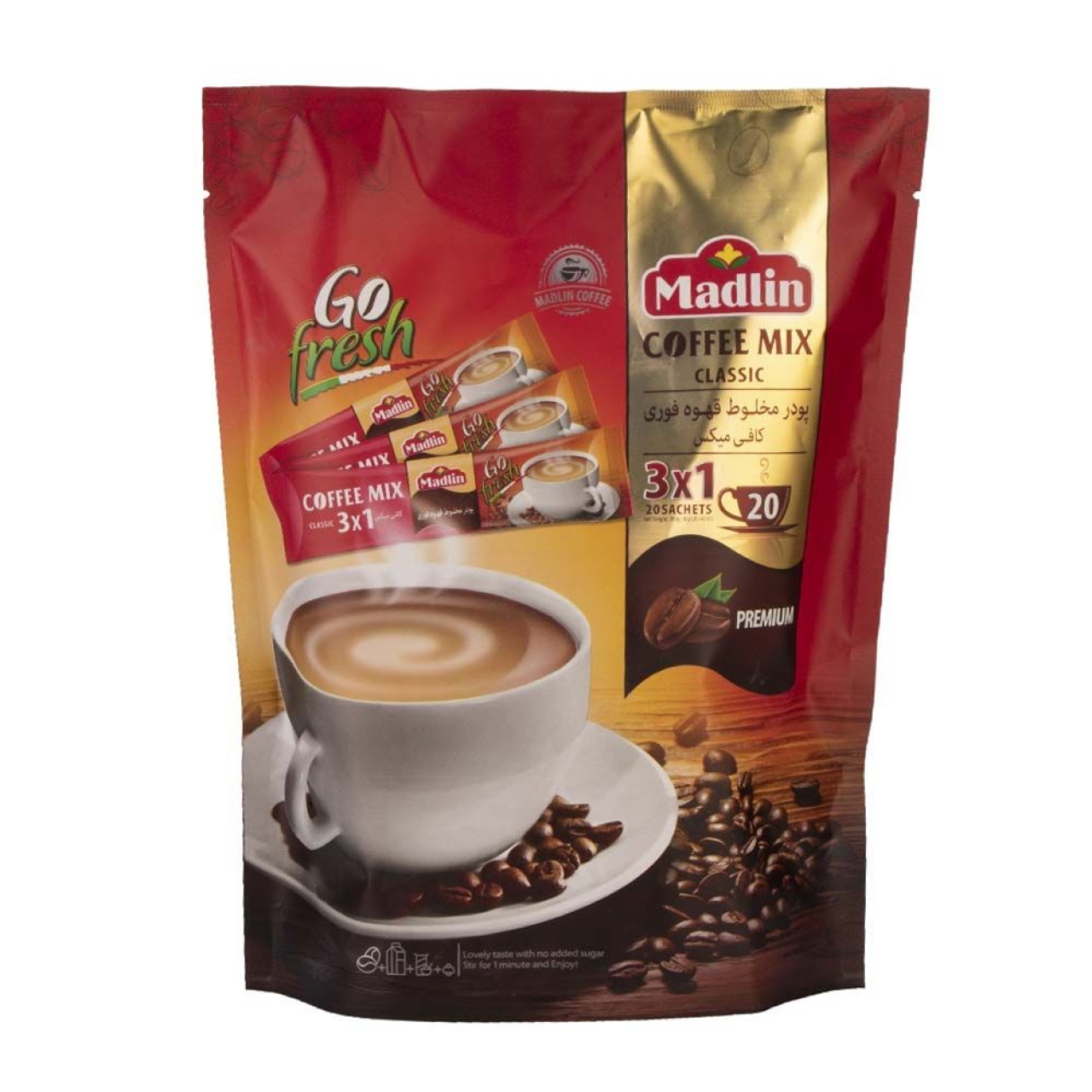کافی میکس 1*3 کلاسیک مادلین حجم 400 گرمی