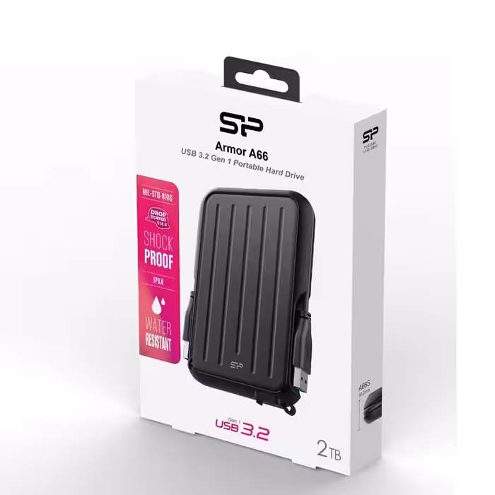 هارد اکسترنال سیلیکون پاور مدل Armor A66 ظرفیت 1  ترابایت