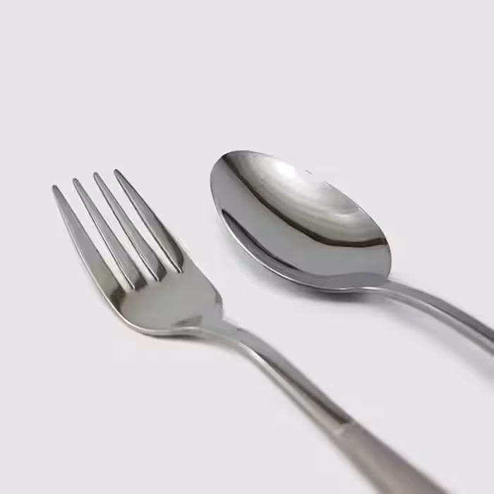 قاشق چنگال استیل مجموعه 12 عددی 