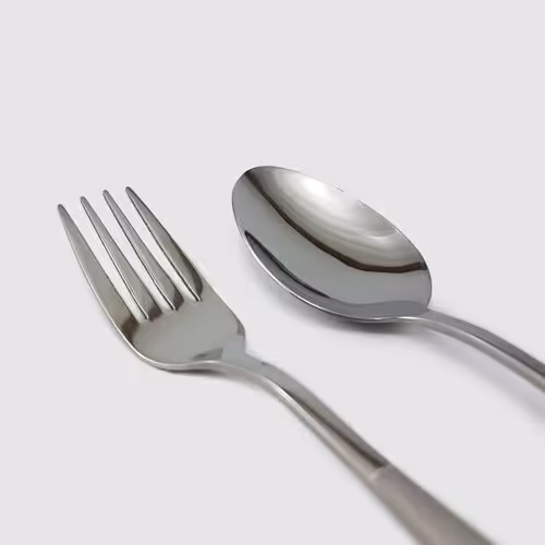 قاشق چنگال استیل مجموعه 12 عددی 