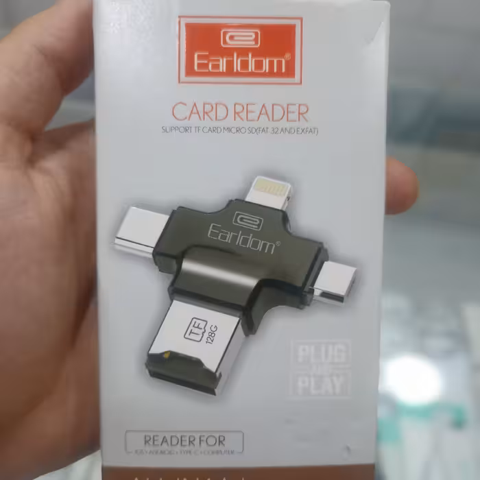 رم ریدر سه کاره earldom(میکرو ، تایپ سی ، لایتنینگ)