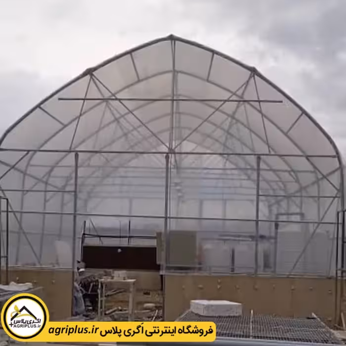 گلخانه پیش ساخته طرح اسپانیایی 408 متری