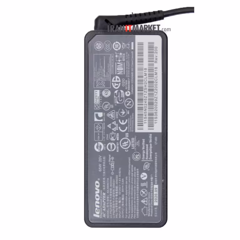 شارژر لپ تاپ لنوو Adapter Lenovo big 65W 20V 3.25A