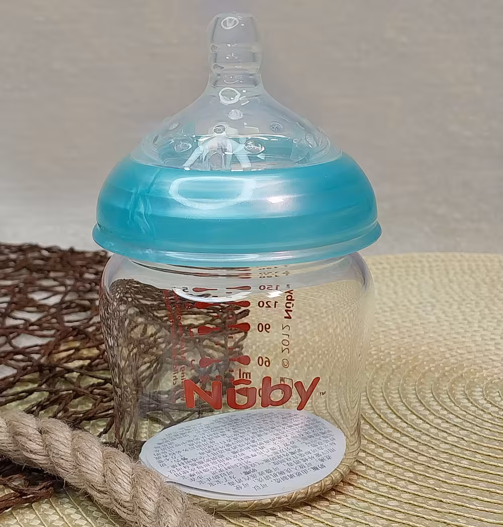 شیرخوری پیرکس 150 میل دهانه عریض nuby