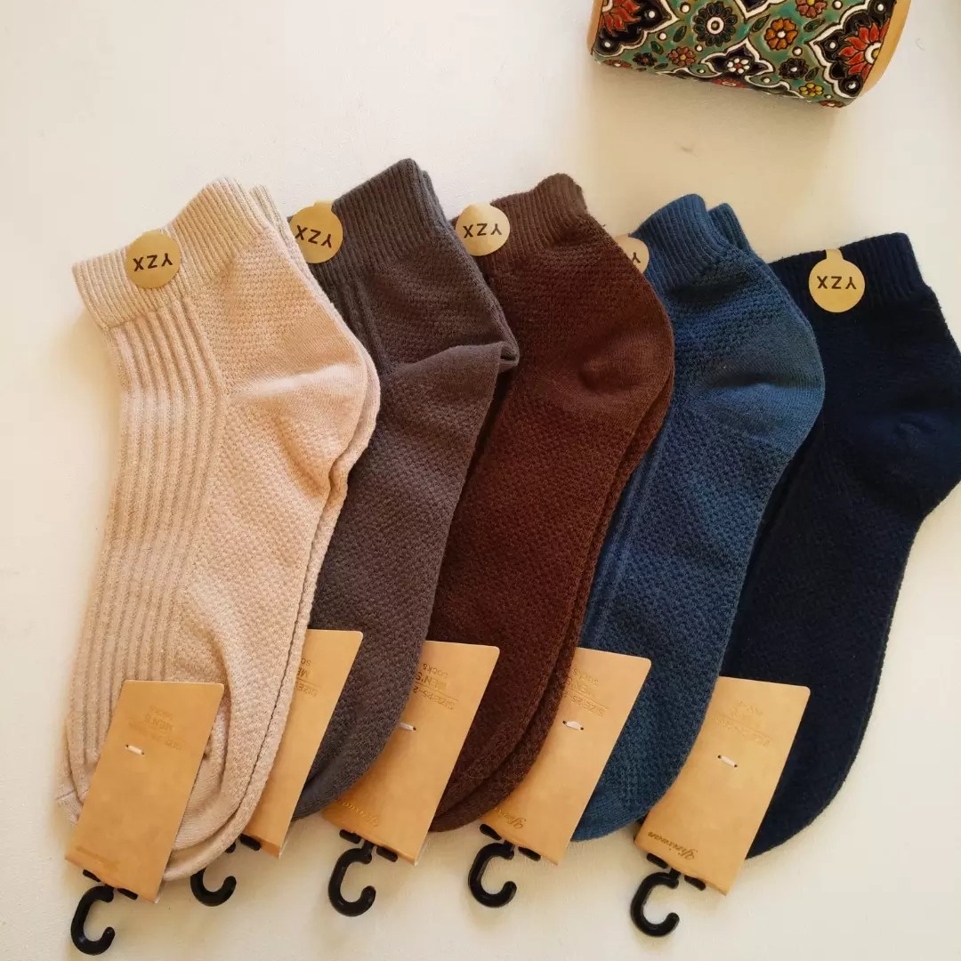 جوراب مچی مردانه کبریتی کف جودون نخ پنبه وارداتی اریجینال فری سایز از 39 تا 45