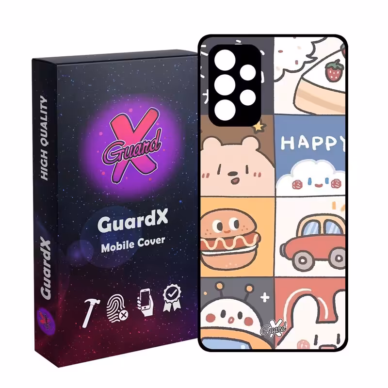 کاور گارد ایکس طرح دخترانه مدل Glass10513 مناسب برای گوشی موبایل سامسونگ A32 5G/M32 5G