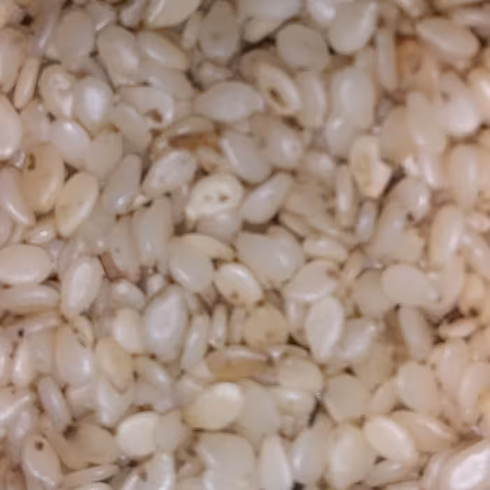 کنجد سفید پوست کنده خام-250گرم-مناسب آجیل و دارای امگا3