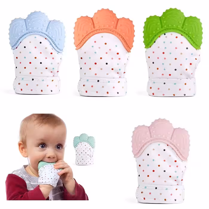 دندان گیر دستکشی نوزاد