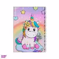 دفتر مشق 100 برگ بامبیلیپ طرح یونیکورن روی ابرها کد 1296481