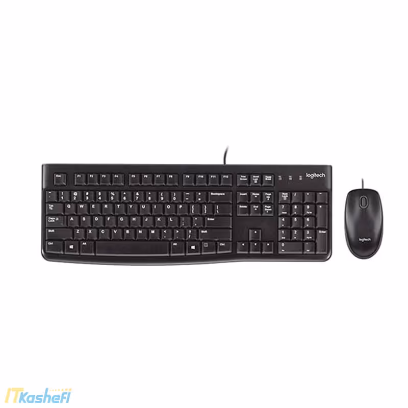 قیمت و خرید کیبورد و موس لاجیتک | M&amp;K LOGITECH MK120 - آی تی کاشفی