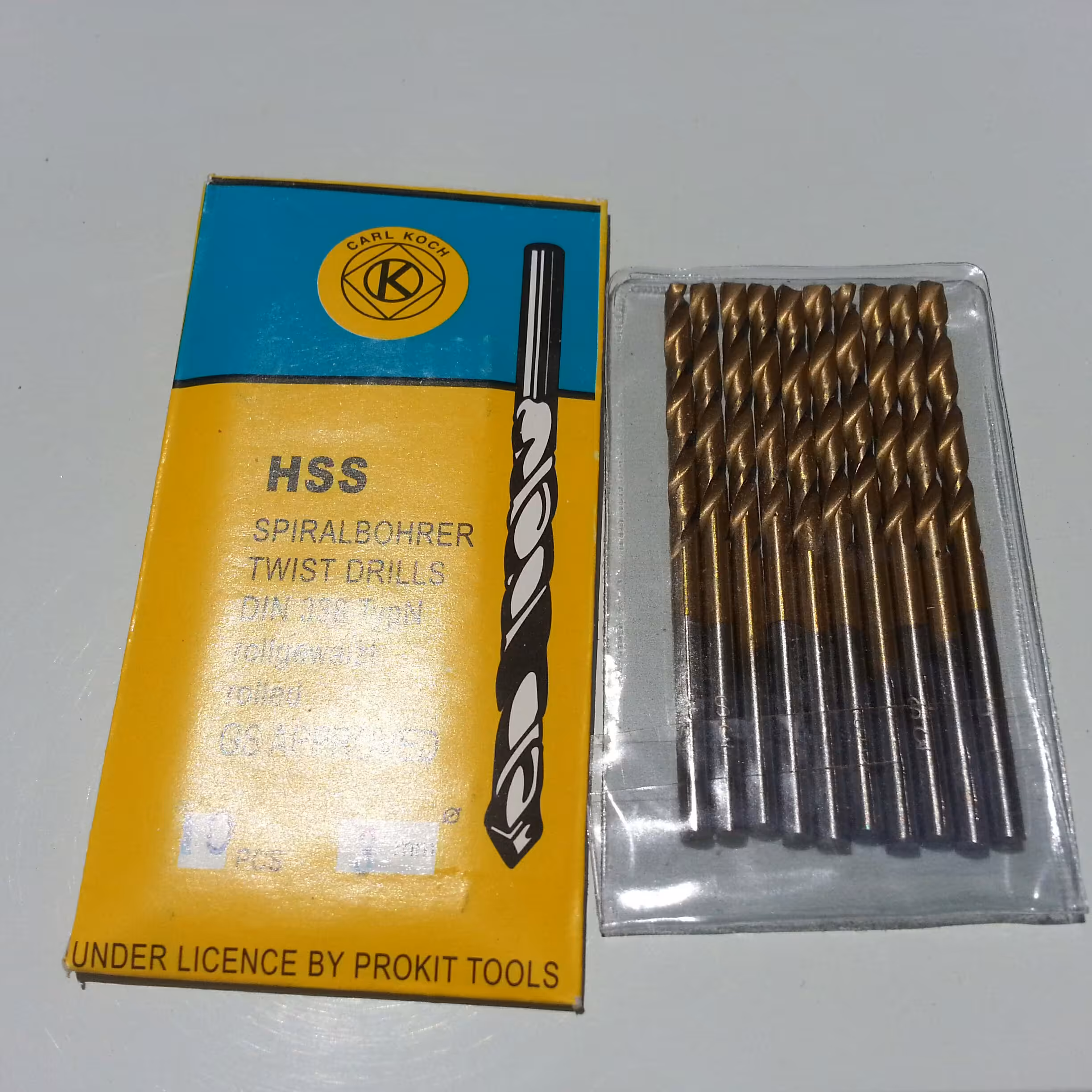 مته طلایی آهن HSS سایز 3