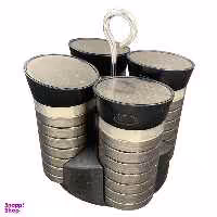 ست جای ادویه 5 پارچه بازن کد SHR-135