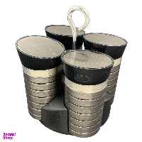 ست جای ادویه 5 پارچه بازن کد SHR-135
