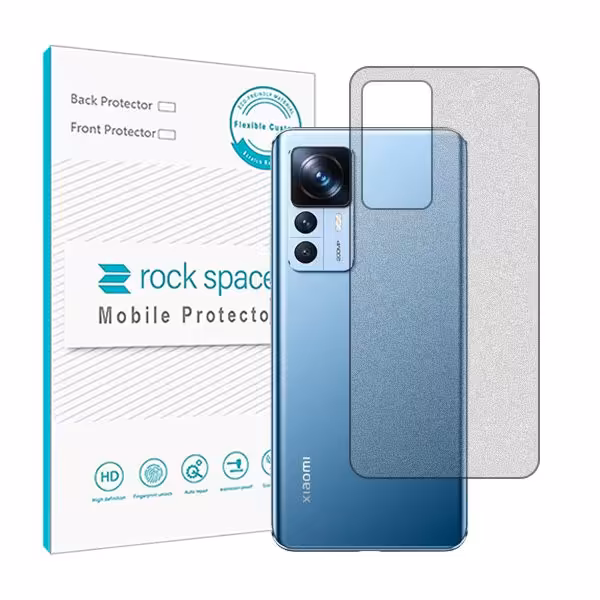 گلس محافظ پشت گوشی شیائومی 12t Pro مدل نانو هیدروژل مات برند راک اسپیس کد 23668S