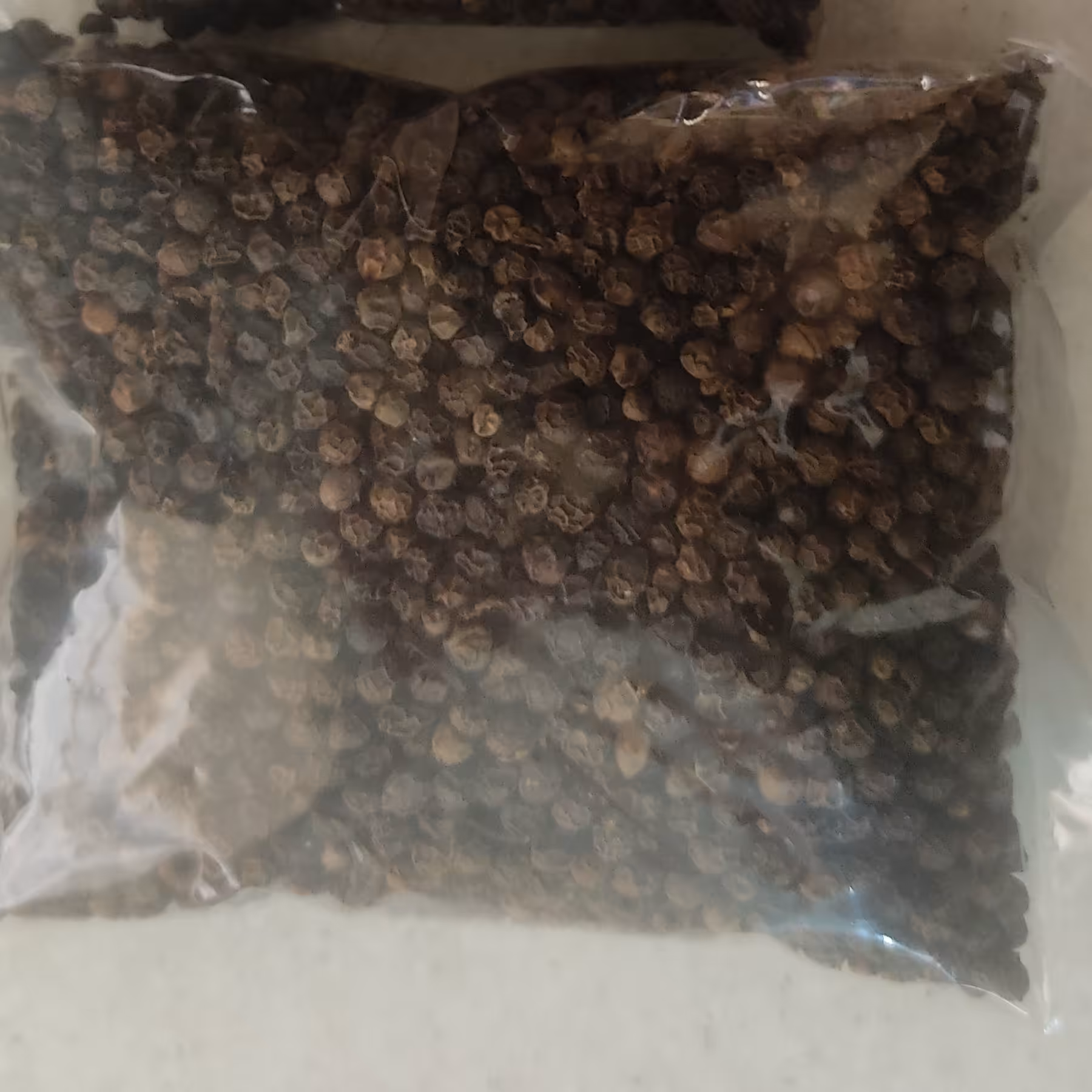 فلفل سیاه هندی درجه یک بی نظیر وعالی درشت 6.5قیمت عالی