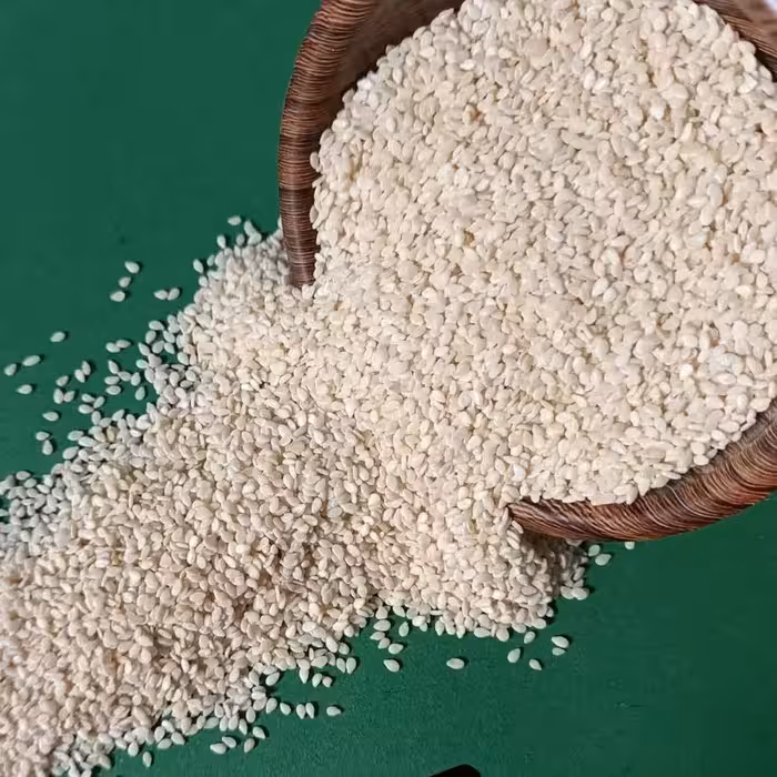 کنجد سفید اعلا  تمیز شده،یک کیلویی