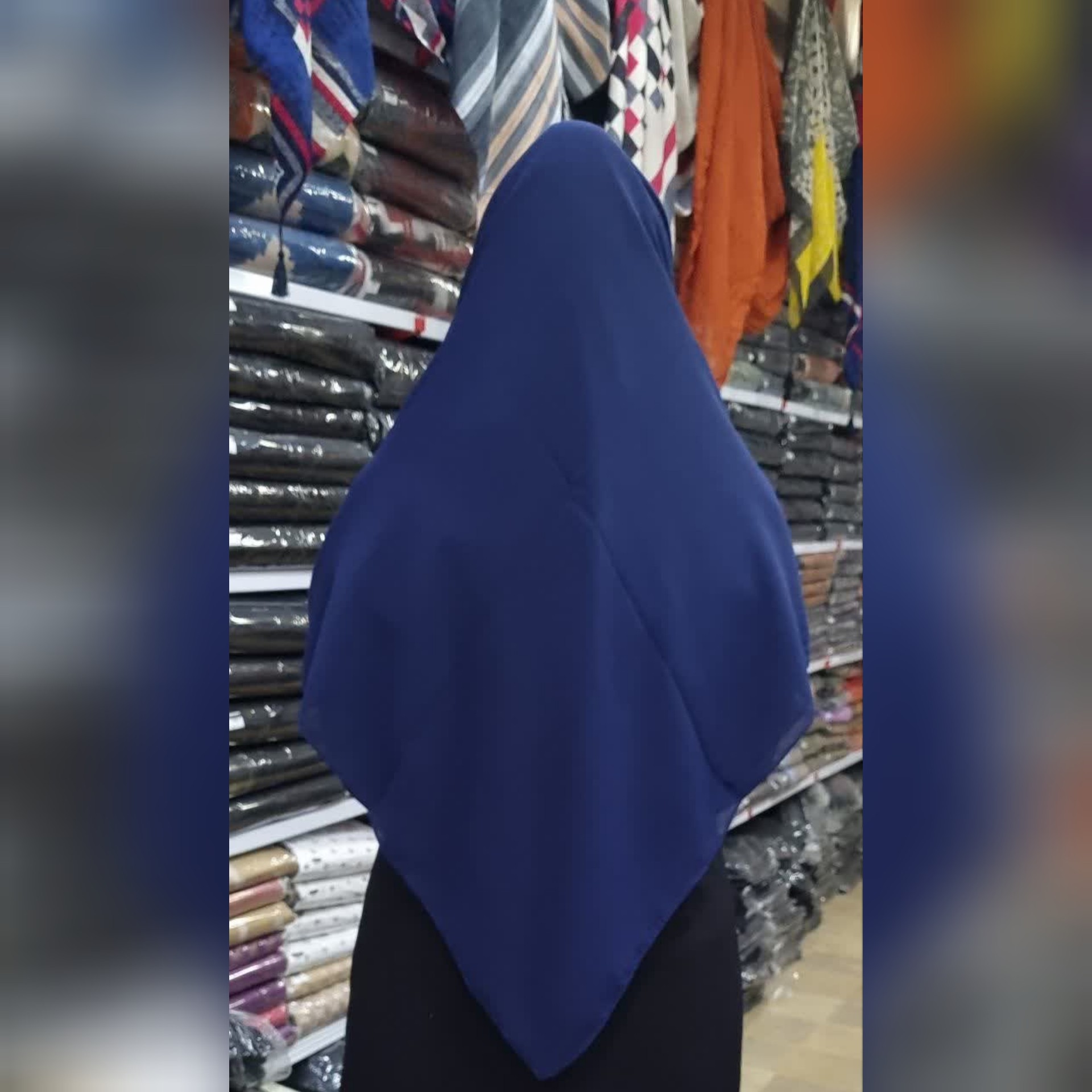 روسری نخی ساده رنگی قواره 140