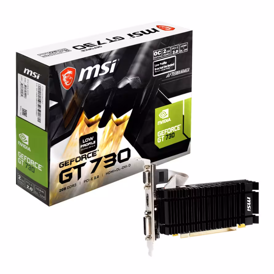 کارت گرافیک ام اس آی GT 730 OC 2GB LPV1