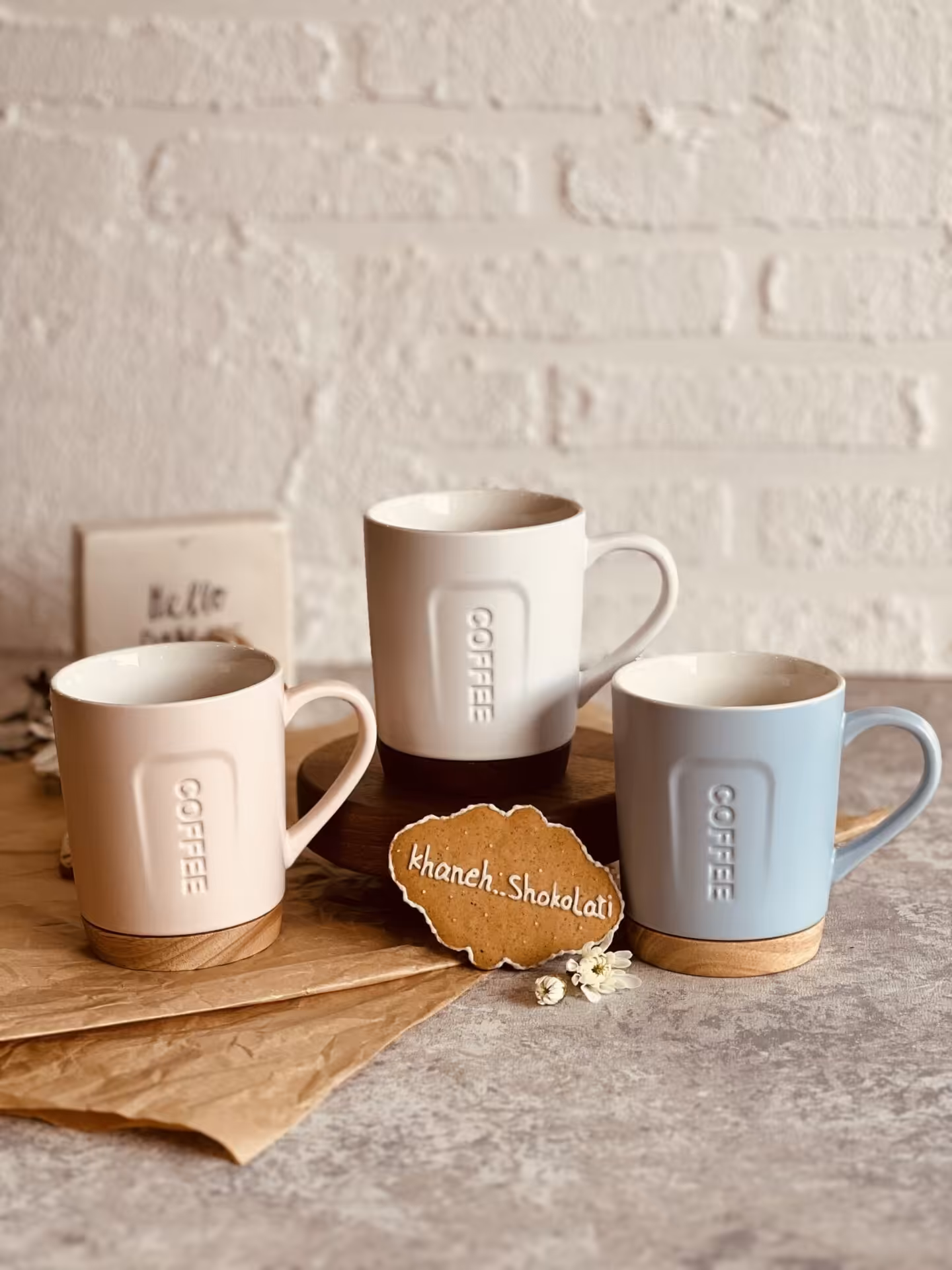 ماگ زیر چوبی کافی کد00222