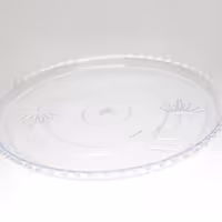 سینی یکبارمصرف گرد متوسط شفاف کد 245- کارتنی 50عددی(ارسال فقط با باربری و تیپاکس