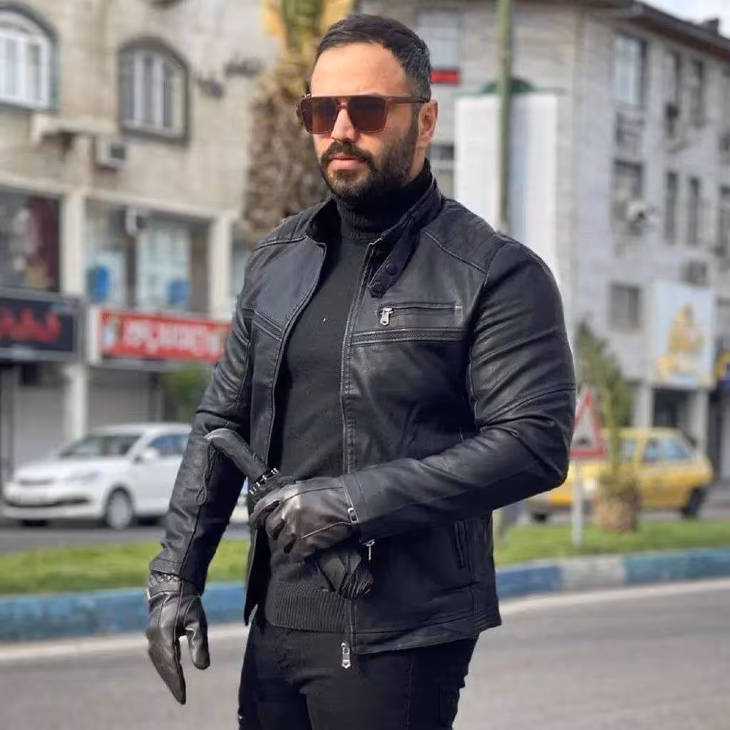 کاپشن چرم مردانه، استر داخل حوله ای، سرآستین زیپ دار 