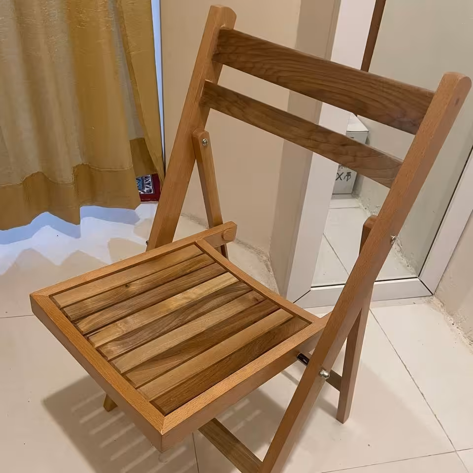 صندلی تاشو چوبی