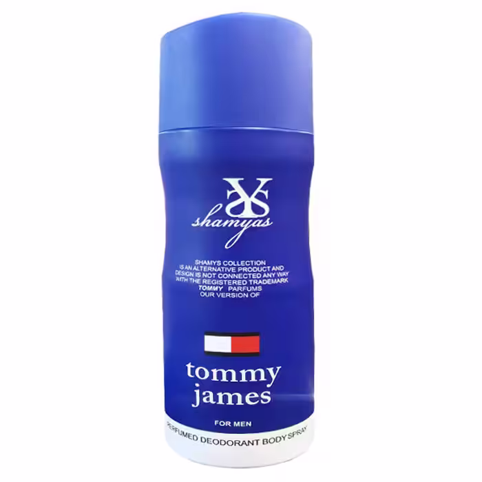 اسپری خوشبو کننده بدن مردانه شمیاس مدل Tommy James حجم 200 میلی لیتر