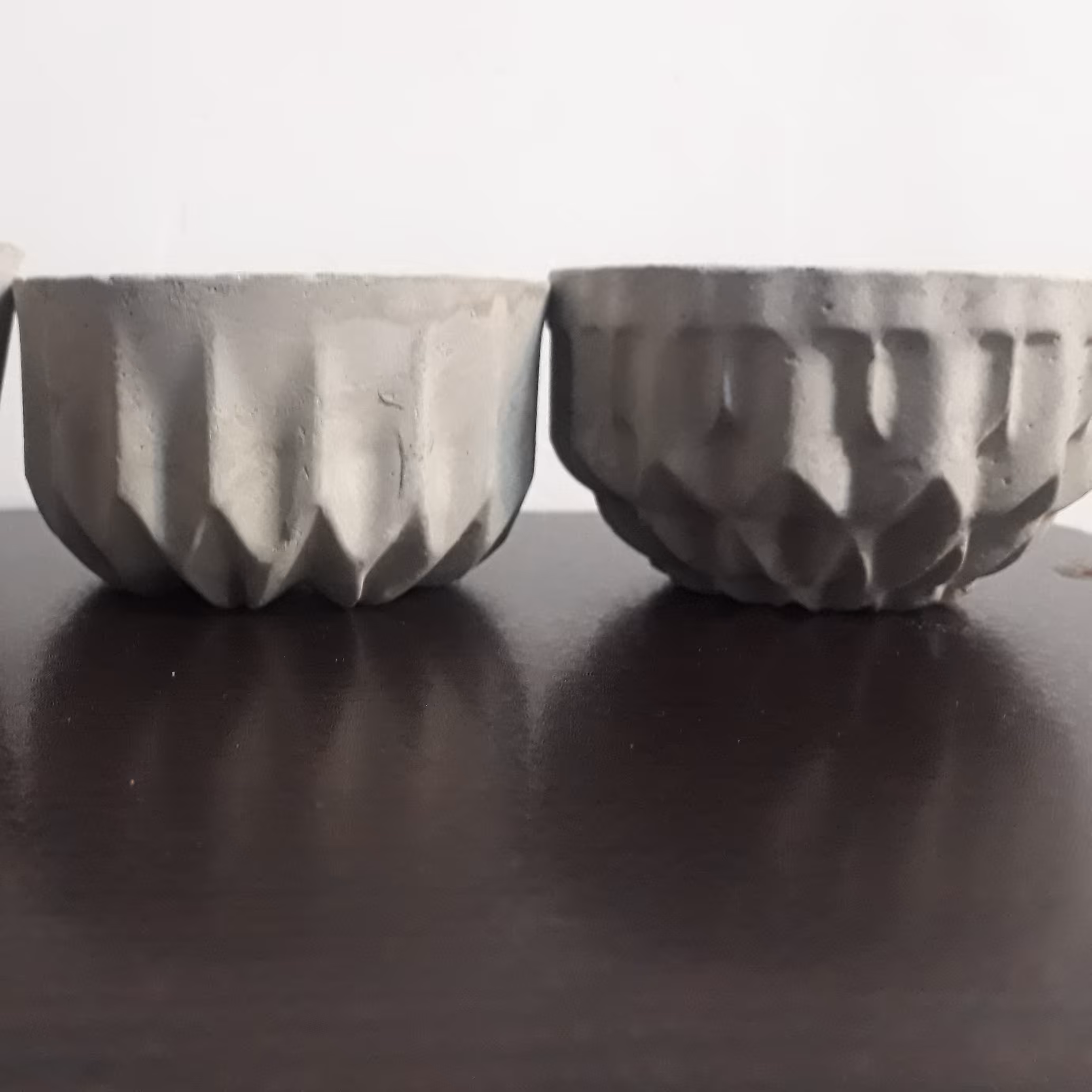 گلدان بتنی کوچک 3 عددی