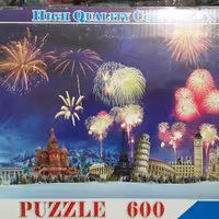 پازل 600 تکه ( در طرح و مدل های متنوع و مختلف )