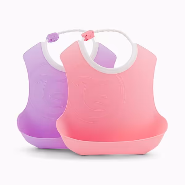 پیشبند 2 عددی بنفش صورتی پاستل تویست شیک Twistshake