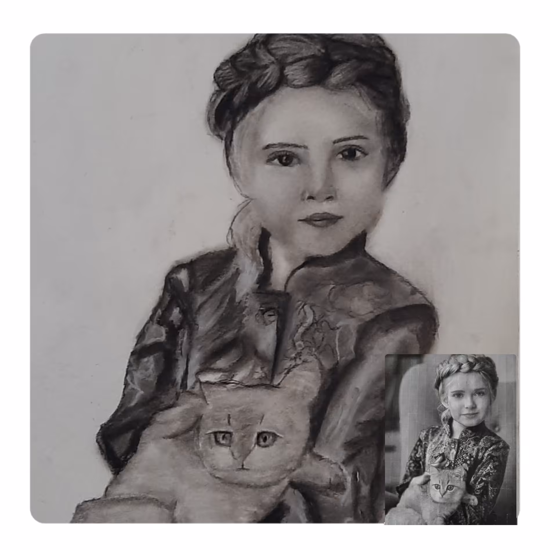 سیاه قلم چهره