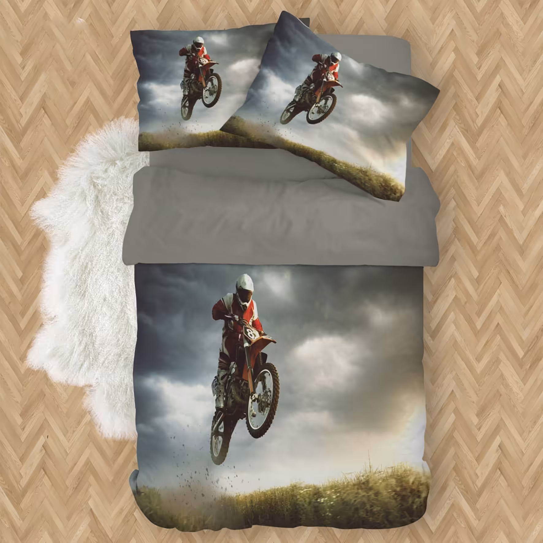 سرویس خواب کد C106 یکنفره 4 تیکه میکرو(چاپ دیجیتال)