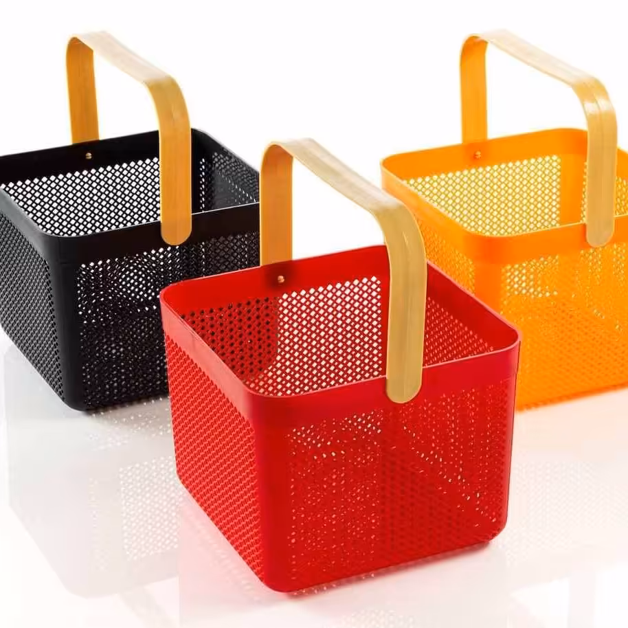 سبد نظم دهنده دسته دار رنگی ازبرند ایکیا 