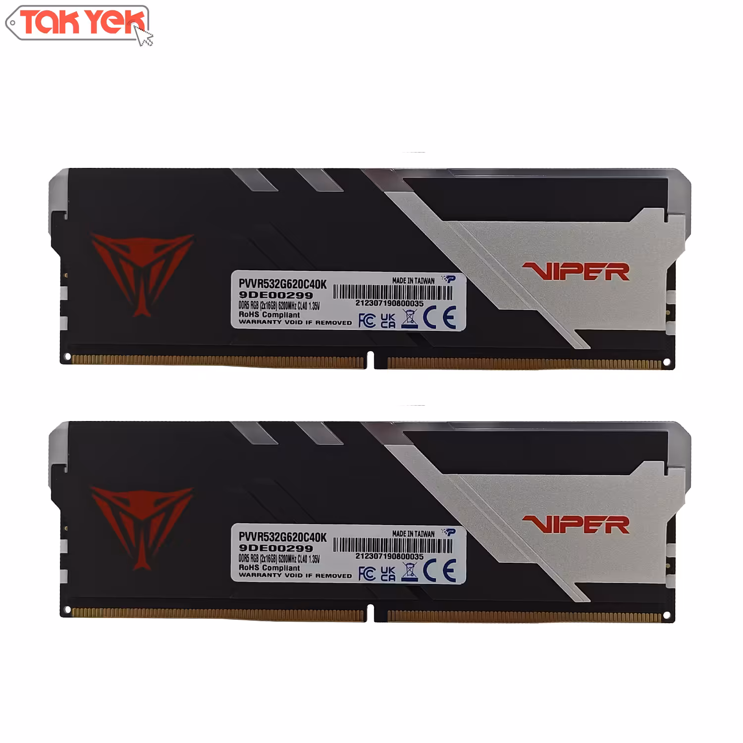 رم کامپیوتر PATRIOT VIPER VENOM 32G(16G*2) 6200 D5