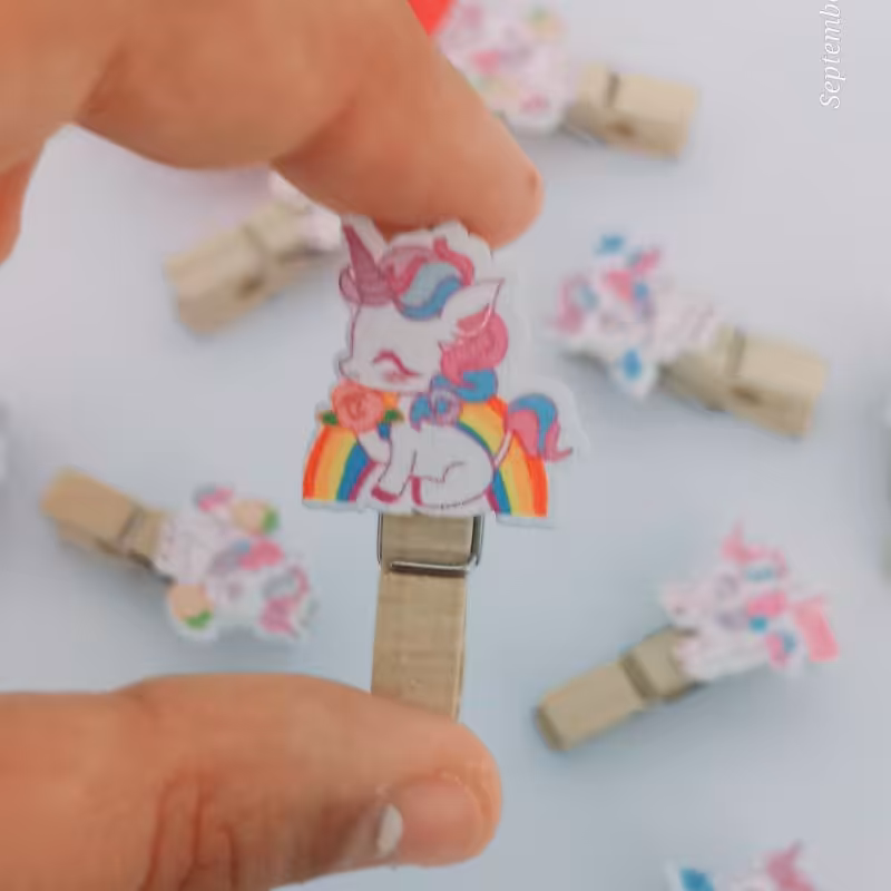 گیره ی کتاب فانتزی  با طرح یونیکورن 