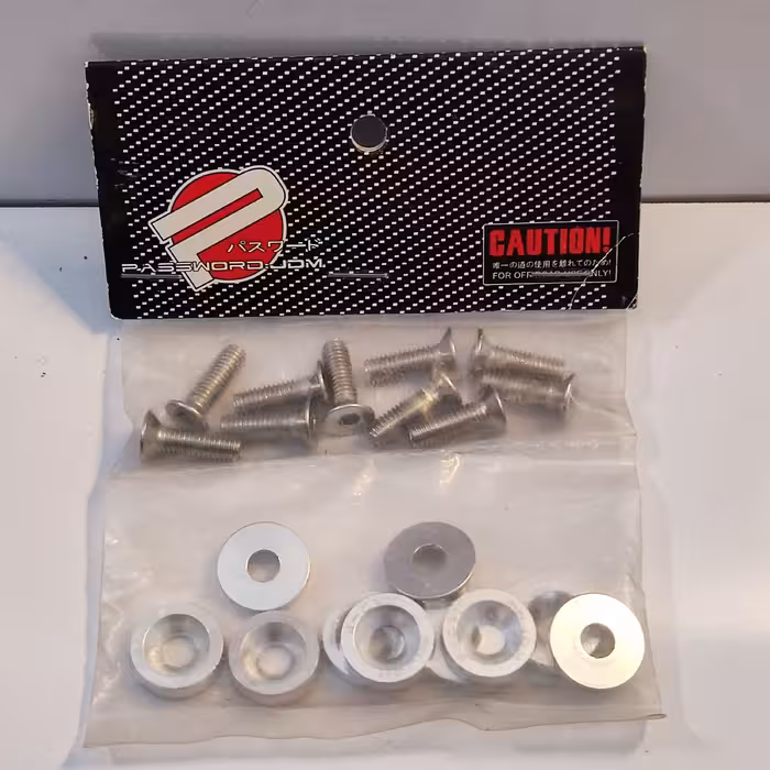  مجموعه واشرپیچ پلاتین PASSWORD JDM اسپورت خودرو(پس کرایه) 