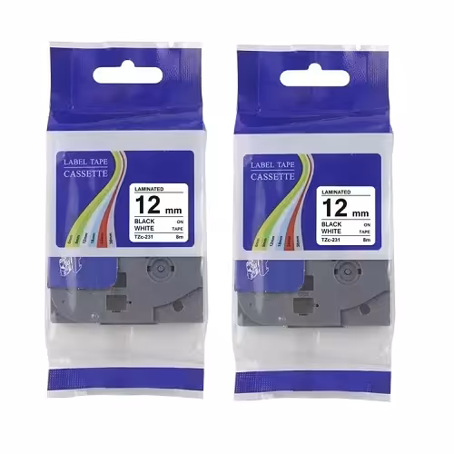 کاست پرینتر لیبل زن مدل TZc-231 بسته 2 عددی